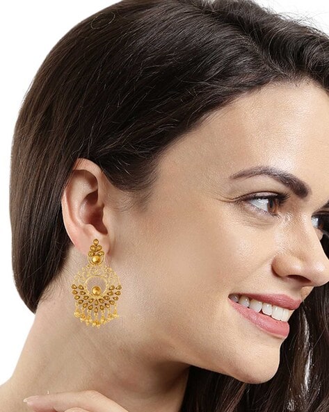 Mesmerizing Beauty of Peacock Diamond Earrings