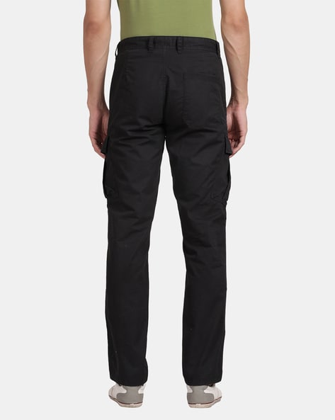 Buy Graphite Trousers & Pants for Men by T-Base Online | Ajio.com