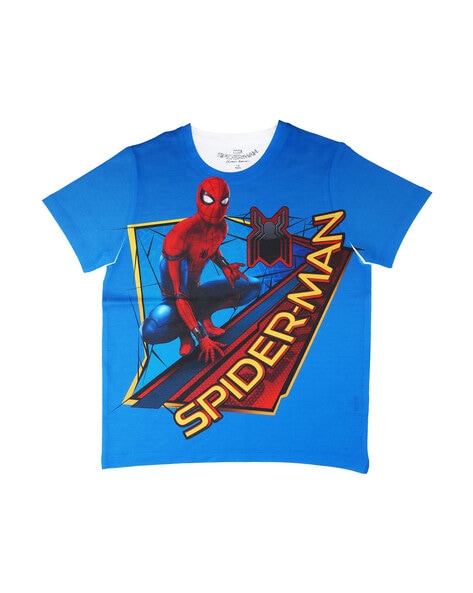 Blue orders spiderman shirt