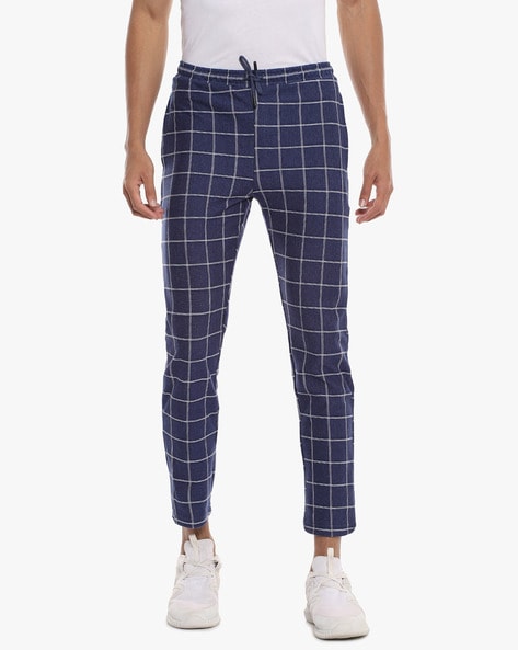 Buy Blue Track Pants for Men by Campus Sutra Online