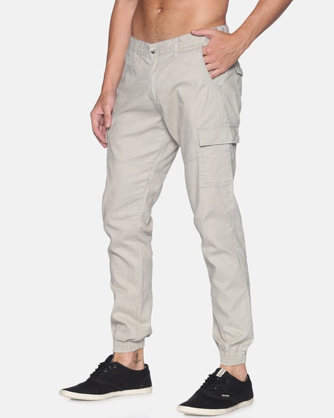 Slim Fit Cargo Joggers with Insert Pockets