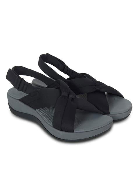 Strappy Sandals Clarks Ladies Velcro Sandals Flat Sandals With