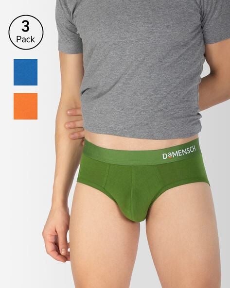 Buy Green Briefs for Men by DAMENSCH Online