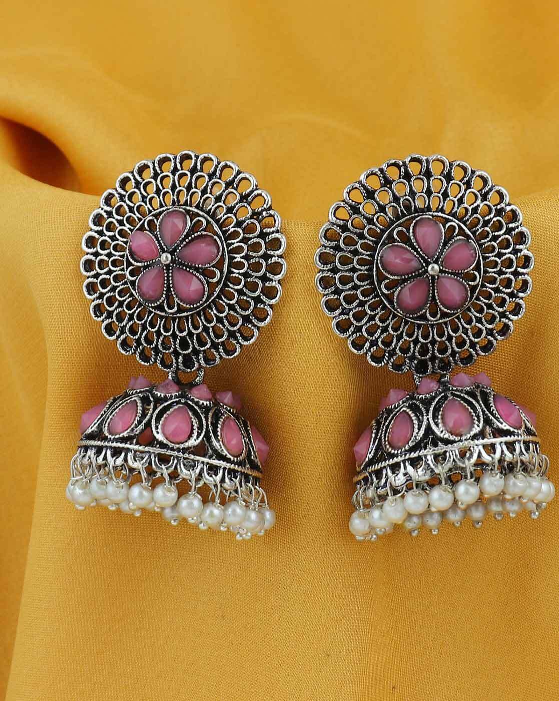 Buy online Gold Metal Jhumki Earring from fashion jewellery for Women by  Crazy Corner for ₹799 at 71% off | 2024 Limeroad.com