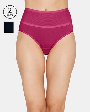 Buy Black/Beet Red Panties for Women by Nejo - The New Mom's Journey Online