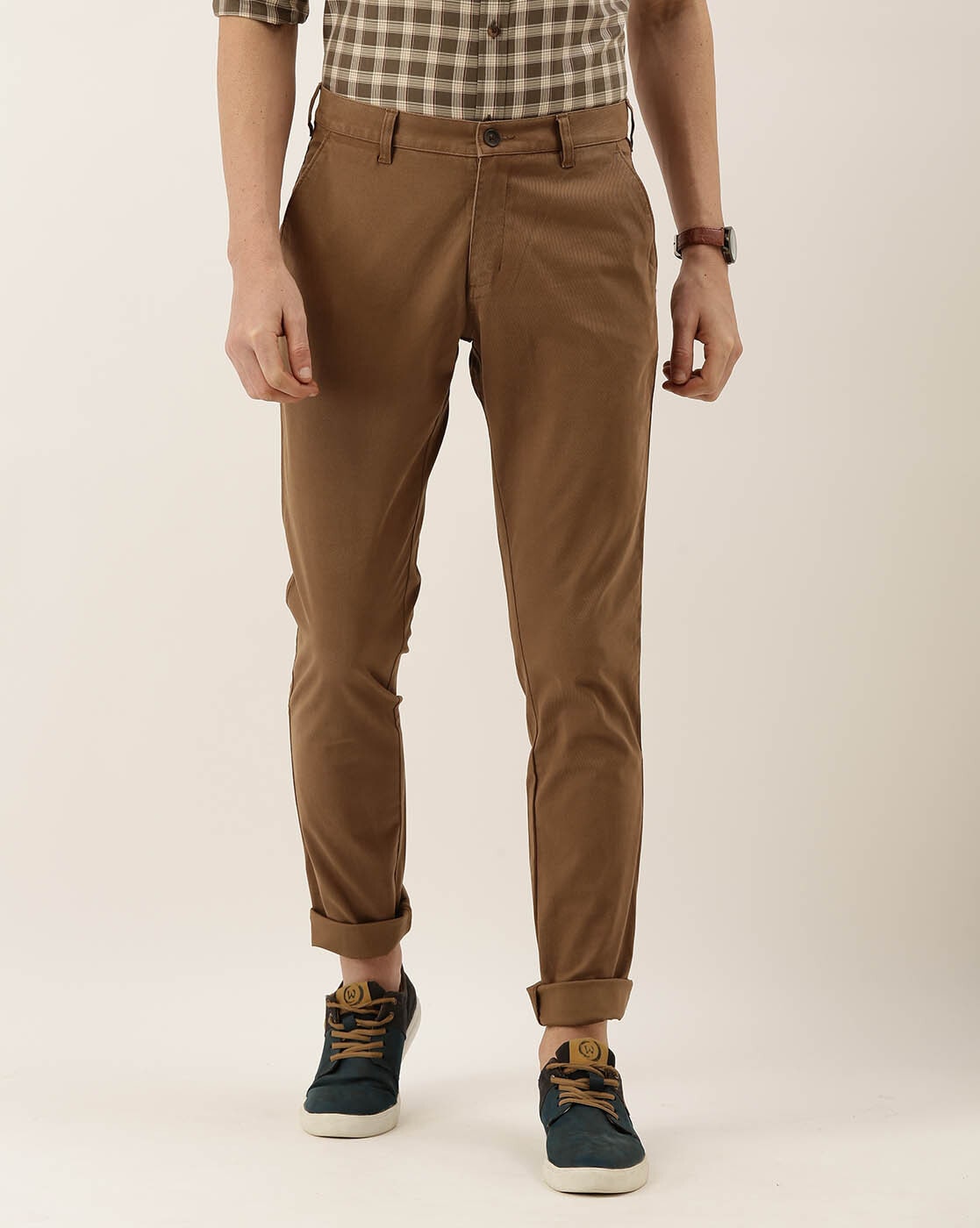 Buy Bronze Trousers  Pants for Men by Burnt Umber Online  Ajiocom