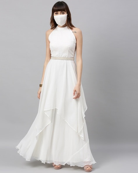 Vionne 2023 cowl back wedding dress in crepe | FÉKIH