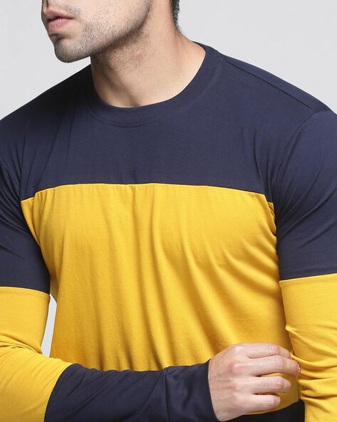 Buy Navy Tshirts for Men by TRENDS TOWER Online