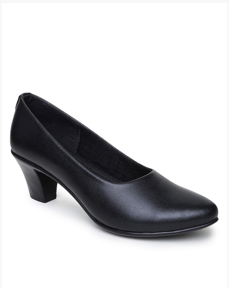 Women's Pointed Toe Court Pumps All match Black Slip On High - Temu