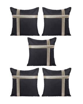 Set of 5 Sqaure Cushion Covers 16 " x 16 "-image-49