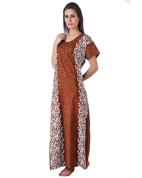 Buy Brown Nightshirts&Nighties for Women by Masha Online