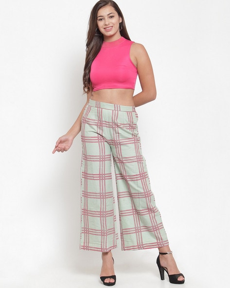 Dark Academia Wide Leg Plaid Pants – Litlookz Studio