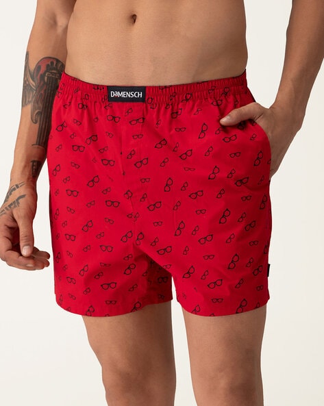 Novelty Print Boxer with Elasticated Waist