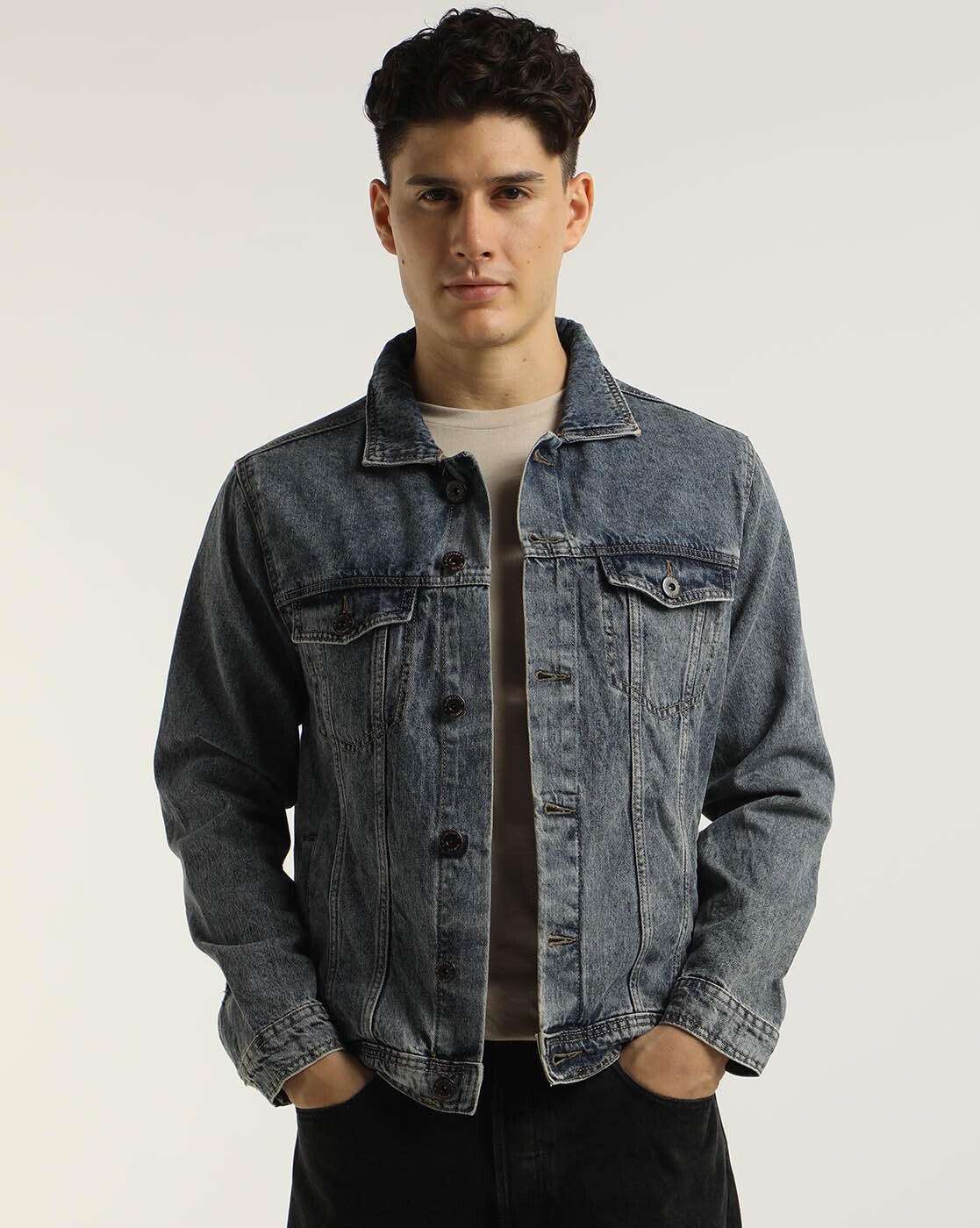 Liverpool Black Washed Jean Jacket – Taelor.Style