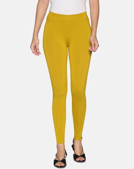 Buy Yellow Leggings for Women by Twin Birds Online
