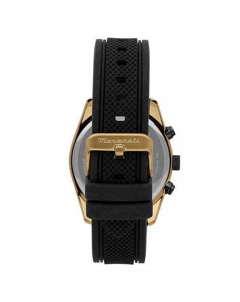 Maserati watch rubber discount strap