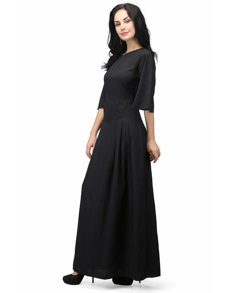 Plain Pattern Sleeveless Light In Weight Western Wear Georgette Long Gown  Bust Size: 31 Inch (in) at Best Price in Chennai | Kbit Brave Soursing Pvt.  Ltd.