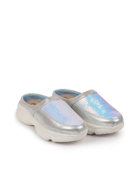 Buy Silver Casual Shoes for Women by FAUSTO Online