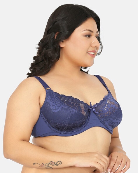 Buy Blue Bras for Women by Curvy Love Online