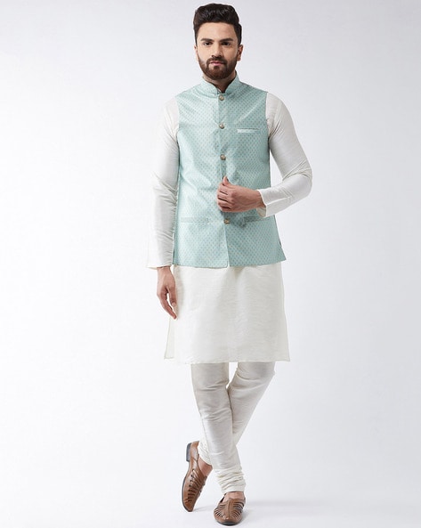 Buy Cream Ethnic Suit Sets for Men by SOJANYA Online | Ajio.com