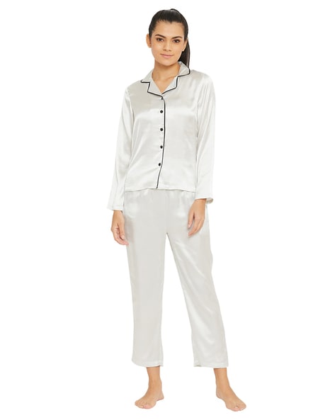 Satin nightwear outlet pajamas