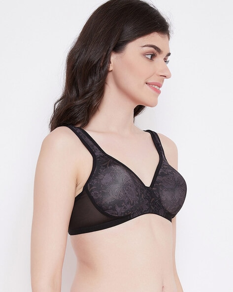 Textured T-shirt Bra