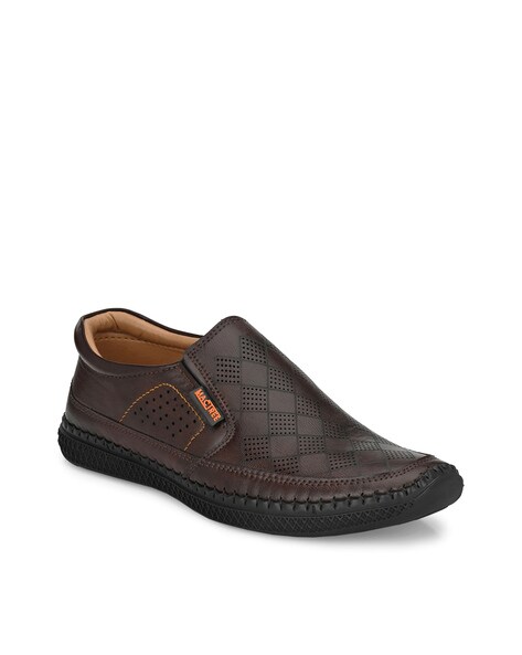 Louis Vuitton Leather Upper Brown Casual Shoes for Men for sale