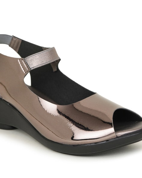 Buy Grey Heeled Sandals for Women by SHEZONE Online Ajio