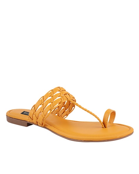 Cute best sale yellow sandals