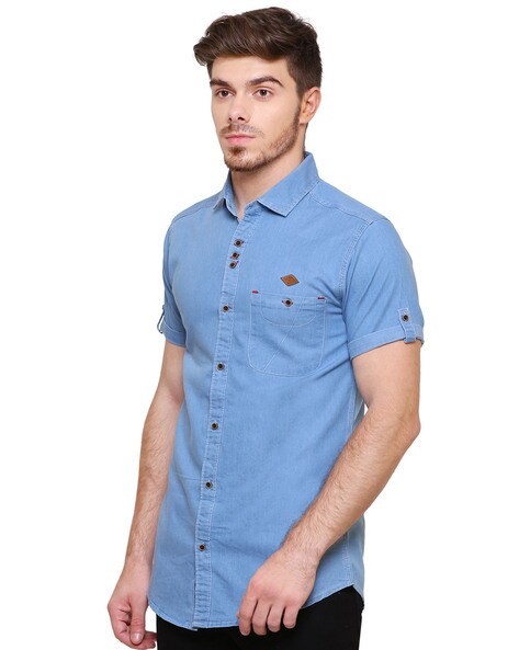 Men's Loose Half-sleeved Shirt at Rs 1999.00, Half Sleeve Men Shirt