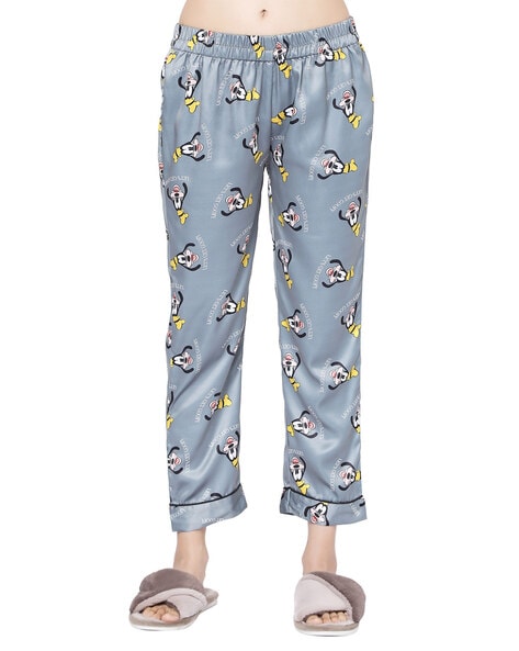 Mickey Goofy Donald Duck as Santa Ho Ho Ho Christmas Lounge Pants at Amazon  Women's Clothing store