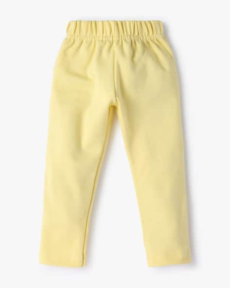 Buy Yellow Leggings for Girls by ETEENZ Online