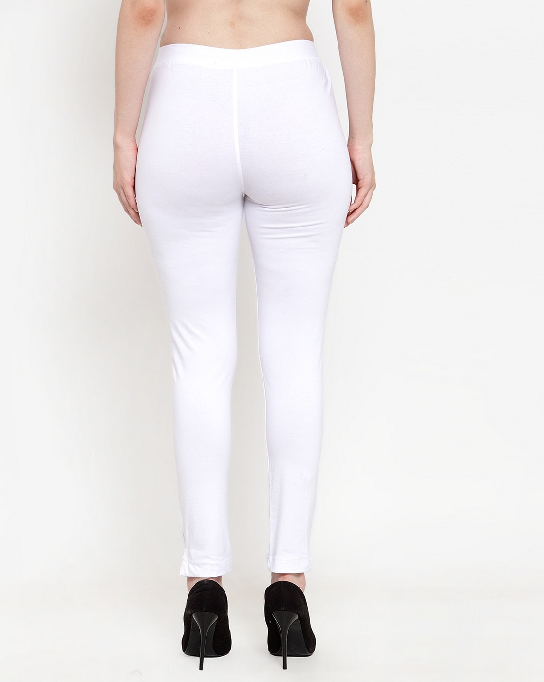 Online Shopping White Cropped Leggings Summer Cropped Leggings – Lady India