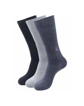 balenzia Pack of 3 Mid-Calf Length Socks-picture-44