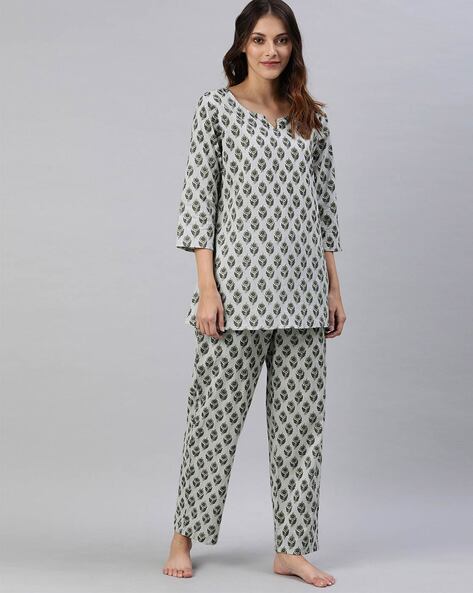 Buy Grey Night&LoungeWearSets for Women by DIVENA Online