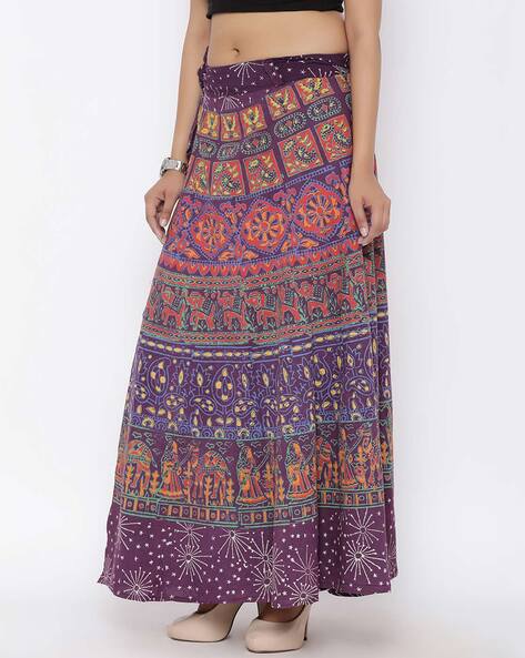 Printed Sleeveless Girls South Indian Pattu Pavadai Skirt Top, Packaging  Type: Pp Bag at Rs 895/piece in Mumbai
