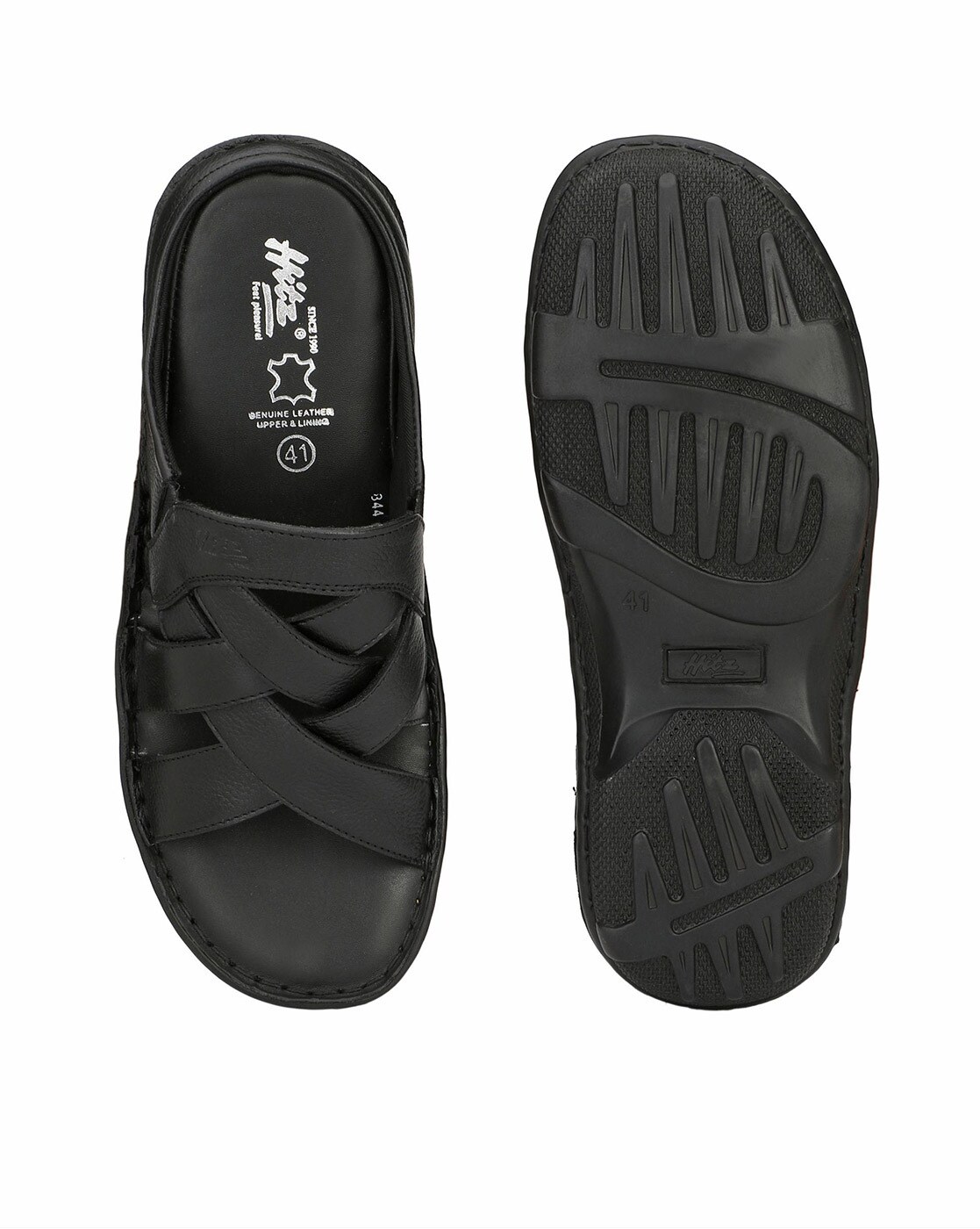 Buy Black Sandals for Men by HITZ Online | Ajio.com