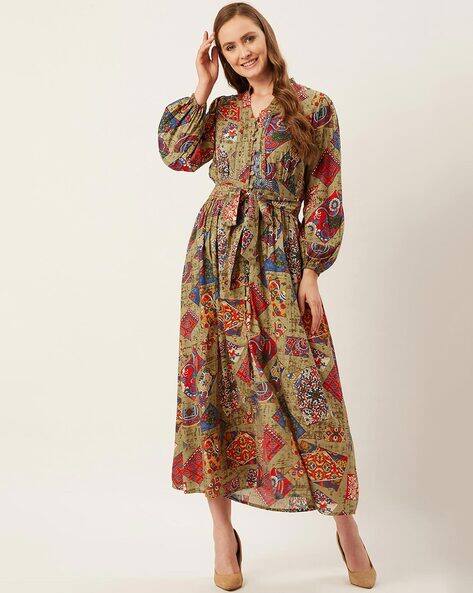 Buy Beige Dresses for Women by Alsace Lorraine Paris Online | Ajio.com