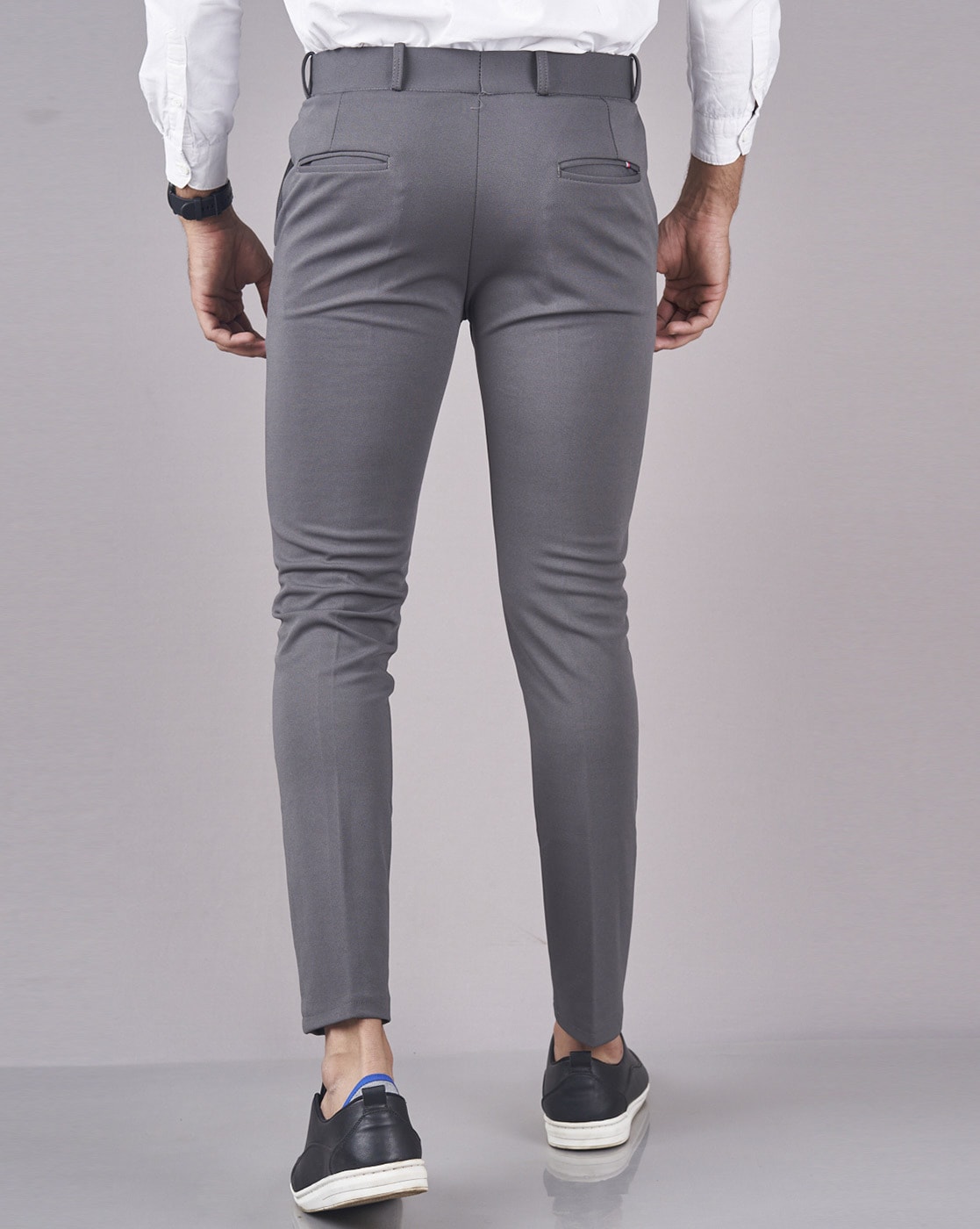 BORIS TROUSERS - GREY MELANGE – Stylein