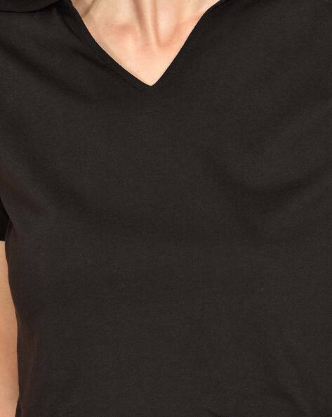 Buy Black Tshirts for Women by CHIMPAAANZEE Online