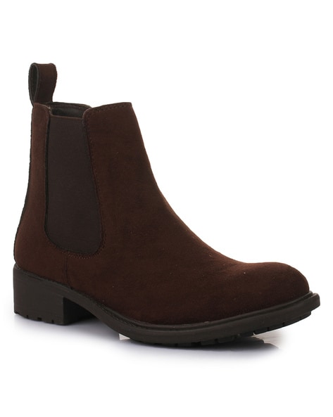 Bruno Manetti Solid Ankle-Length Boots