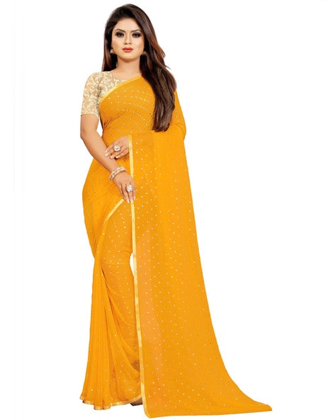 Chiffon Saree Online - Buy Pure Chiffon Sarees At Best Prices| Nykaa Fashion