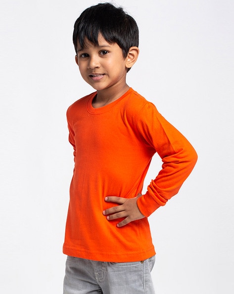 Orange t outlet shirt kid