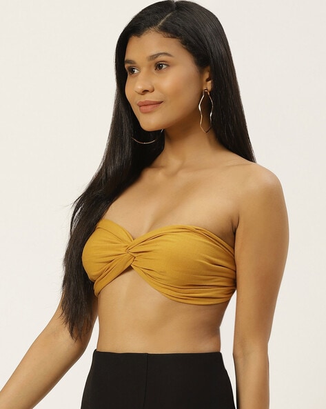 Buy Yellow Tops for Women by Besiva Online
