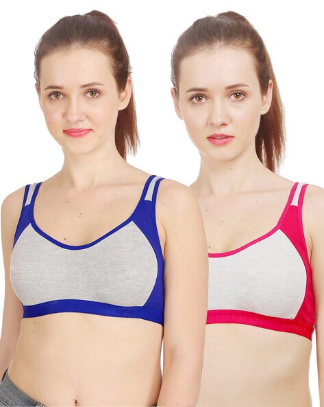 Pack of 2 Multicolor stylish premium quality Sport bra Air bra Gym