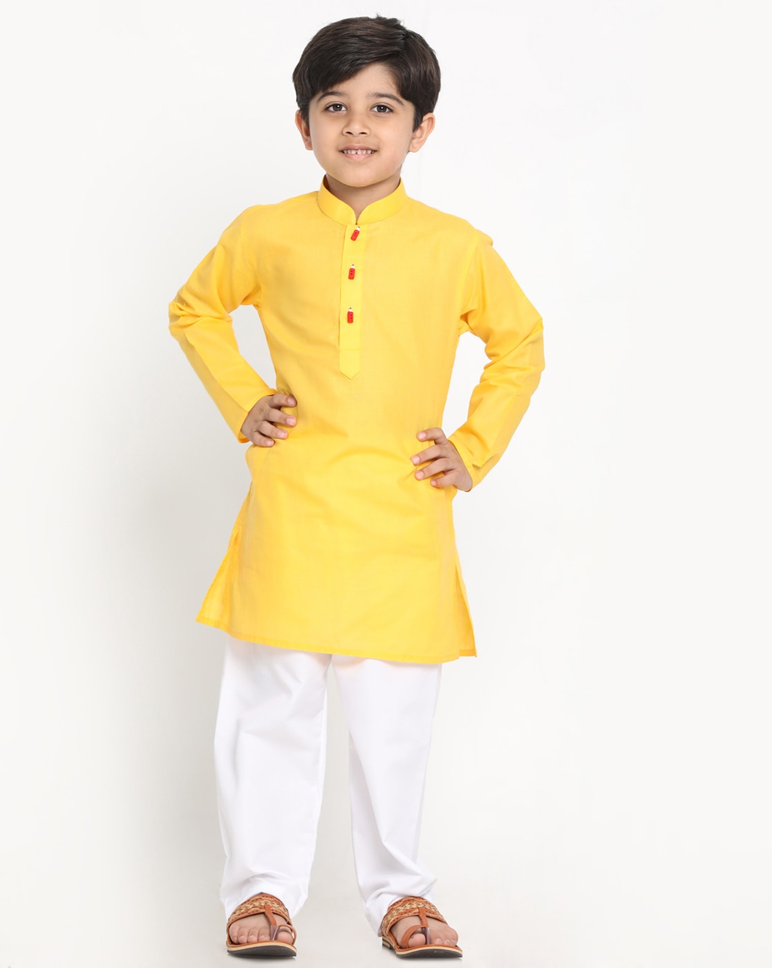 Padamja lemon yellow kurta set with palazzo pants – Trendroots