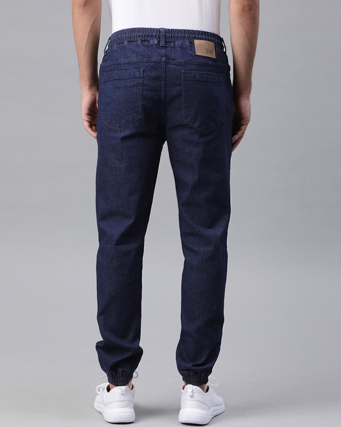 Men's Denim Joggers Navy Blue Bolf K10001-1