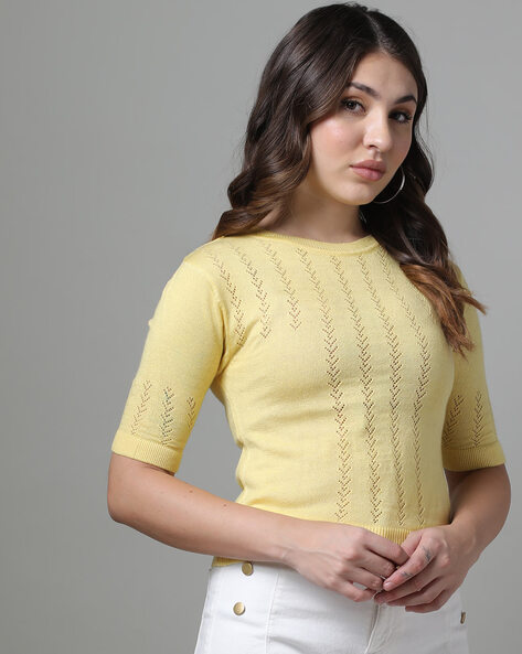 Buy Yellow Sweaters & Cardigans for Women by JDY BY ONLY Online