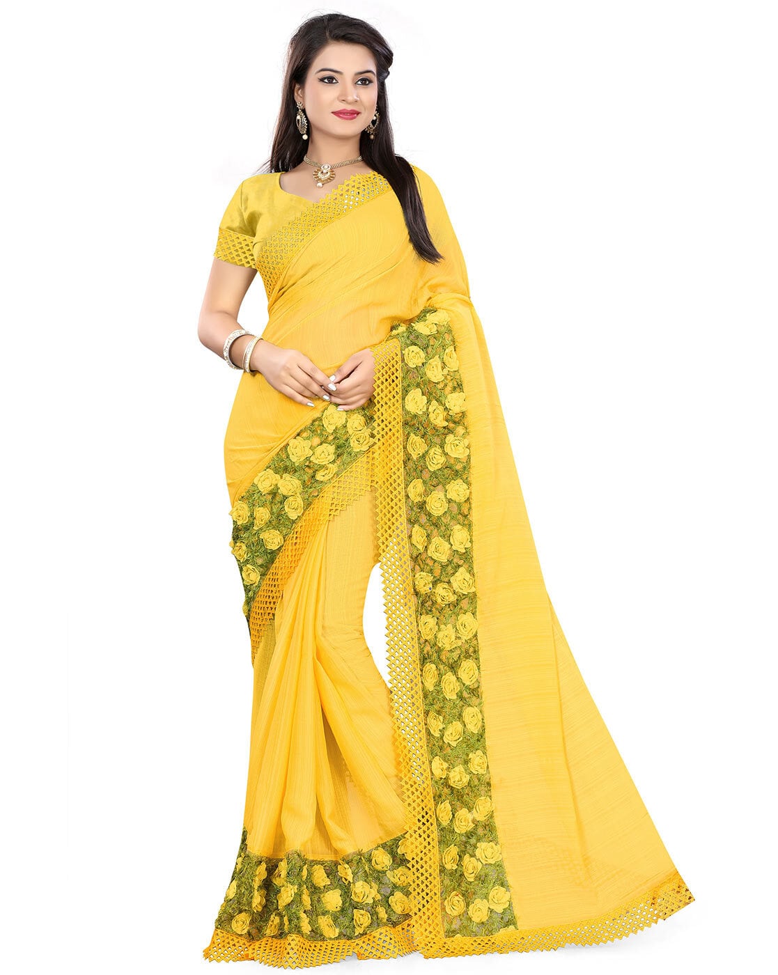 Vimalnath Synthetics Traditional Printed Synthetic Saree, Length: 6 m at  best price in Surat