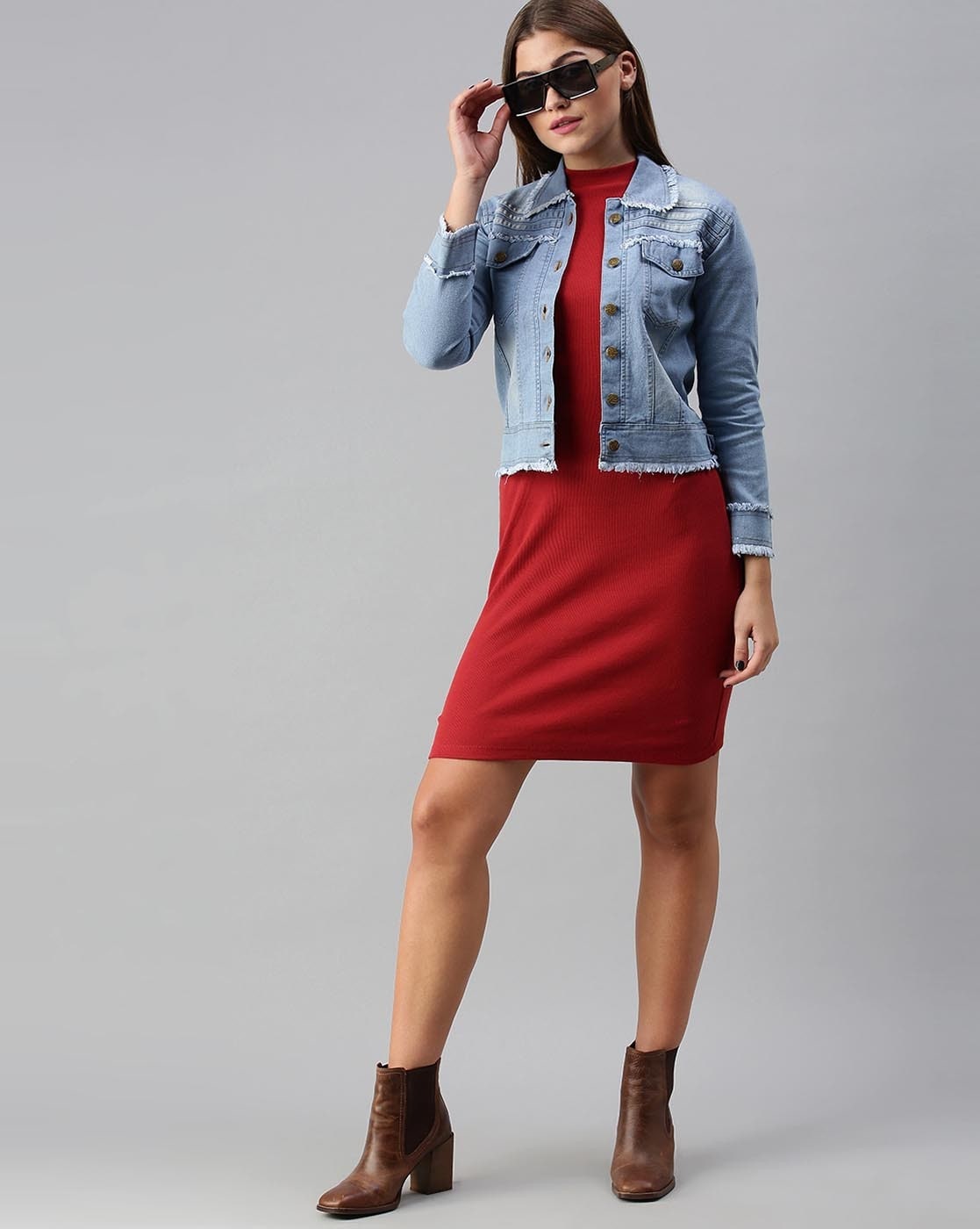 Asymmetric Jean Skirt - Summer Outfits | Love & Tacos